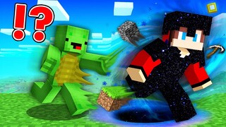 BLACK HOLE ARMOR Speedrunner vs Hunter in Minecraft - Maizen JJ and Mikey