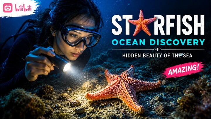 🛸Starfish Ocean Discovery 💙  Hidden beauty of The sea 🌊 ♥️