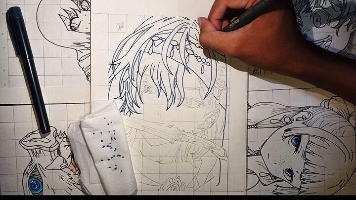 DRAWING CHARACTER GANSHIN PART[1/2] SKETSA