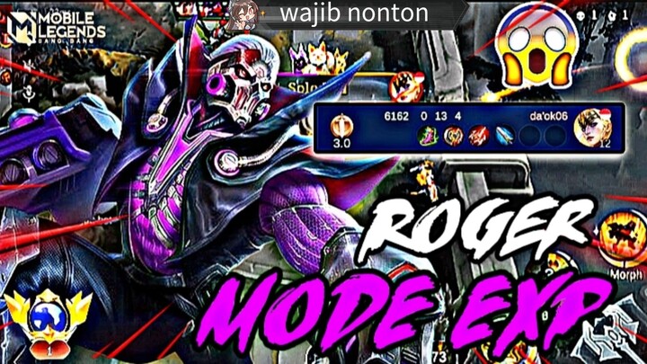 GILA! ROGER EXP DAMAGE GAK ADA OBAT!! 😱