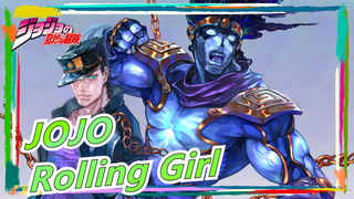 [JOJO Hand Drawn MAD] Jonathan & DIO's Rolling Girl