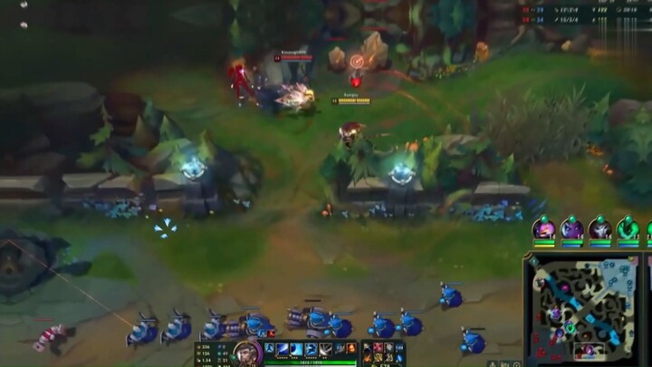 Talon quăng phi tiêu tính hạ teemo nhưng dẫm phải nấm cực hài #game