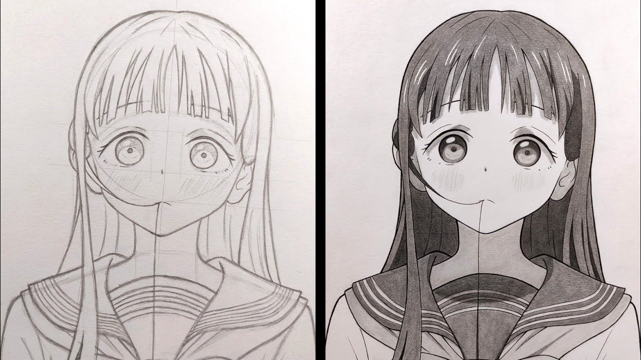 ᴴᴰ How To Draw an Anime Character 