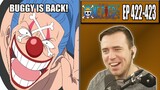 LUFFY SNEAKS INTO IMPEL DOWN - One Piece Episode 422 and 423 - Rich Reaction