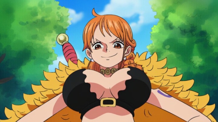 Jadi gini outfit nami di elbaf