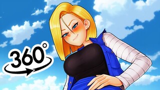 😍 KRILIN se DECLARA al ANDROIDE NUMERO 18 en REALIDAD VIRTUAL 😳android 18 x krillin dragon ball z vr