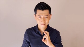 Xia Yu dan Shen Gongbao melakukan sulap dengan gerakan tangan untuk memberi selamat kepada "Bagian P