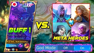 REASON WHY META HEROES HATE MY BUFFED HAYABUSA!! (intense gameplay)