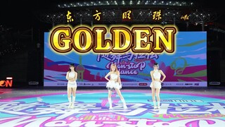We did a roadshow for Golden at the foot of the Oriental Pearl Tower!