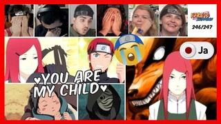 🇯🇵❤️Naruto meets Kushina REACTION MASHUP [JP] ❤️😭 | Shippuden 246/247 (¿Sasuke?)😱 [ナルト 疾風伝]