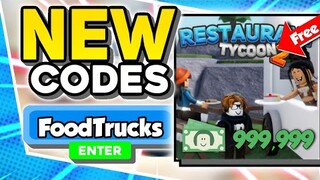 New "FoodTrucks Update Working Codes 2021 in Roblox Restaurant Tycoon 2