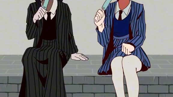 wednsday  is the first time she's  sweet to anime shorts meme