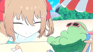 [Personal Chinese version] Neuro father and daughter's daily beach life
