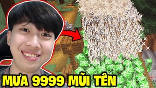 Mưa 9999 Mũi Tên Nhìn Ra Sao? 🤣 - VINH THỬ THÁCH SINH TỒN THẾ GIỚI MA ÁM SIÊU HÀI TRONG MINECRAFT