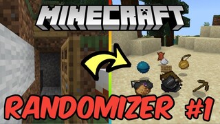 MINECRAFT Tapi DROP barang nya RANDOM - MINECRAFT SURVIVAL RANDOMIZER INDONESIA #1