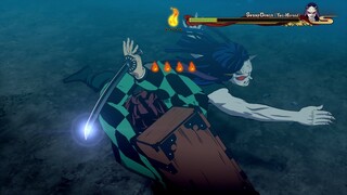 Demon Slayer Hinokami Chronicles - Nezuko & Tanjiro vs Swamp Demon Boss Battle Gameplay 鬼滅の刃：ヒノカミ血風譚