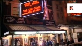 1970s London Soho and Chinatown at Night, Rare Footage from 35mm