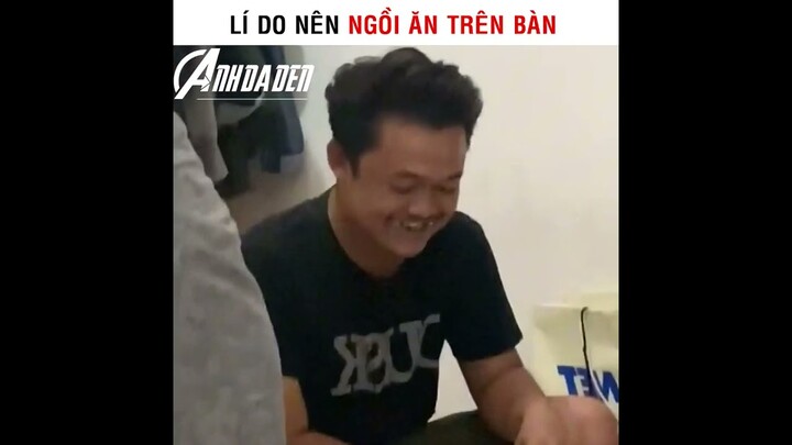 Lí Do Nên Ngồi Ăn Trên Bàn