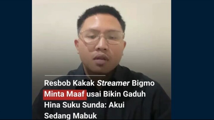 Streamer YouTube Resbob, yang bernama asli Adimas Firdaus, akhirnya memberikan klarifikasi terkait u