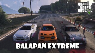 AWALNYA SUPRA VS SUPRA !! TIBA TIBA DATENG SKYLINE GTR R34 !! - GTA V ROLEPLAY