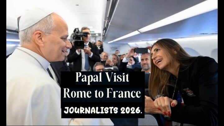 Papal Visit Rome to France Journalists 2026