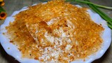 Cách làm Bánh Tráng Tỏi - Bánh tráng trộn tỏi sa tế món ăn vặt ngon tại nhà - Tú Lê Miền Tây