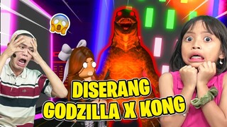 RUMAH LEIKA DI SERANG GODZILLA X KONG 😱😨 GHOST AT THE DOORS ROBLOX GAME [ROBLOX INDONESIA]