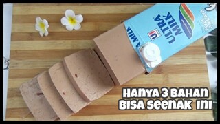 PUDING SUSU LEMBUT HANYA 3 BAHAN TANPA GULA TANPA CETAKAN