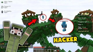 PVP VỚI HACKER TRONG SKY WAR !! - KHANGG SKYWARS (Minecraft)