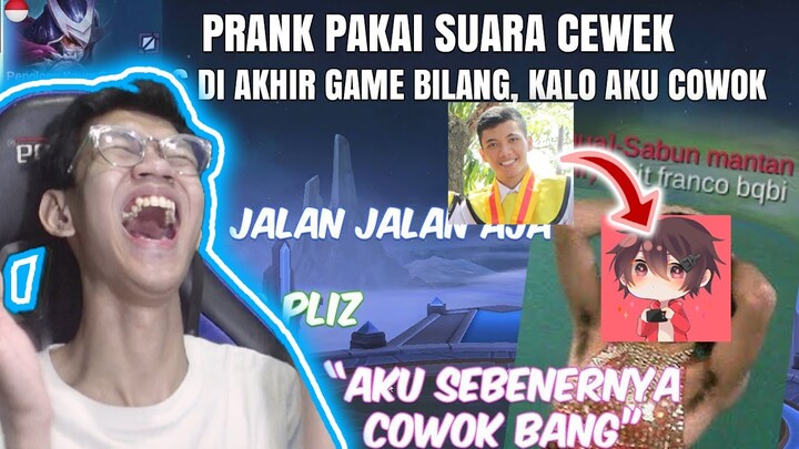 REACTION PRANK JADI CEWE DI MOBILE LEGENDS @Wielino SHT NGAKAK PARAH!!!!!