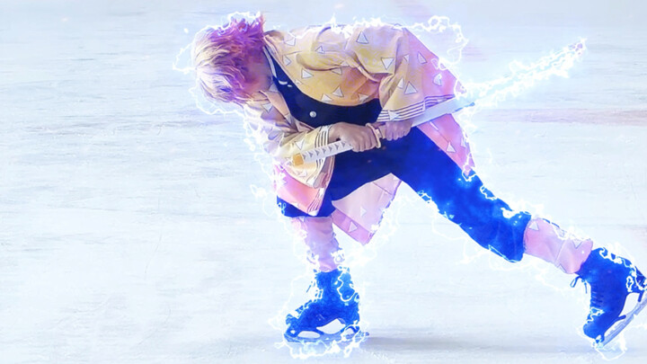 Yushirō Takes on the First Form of Thunder Breathing on Ice—Lightning Strikes in an Instant!
