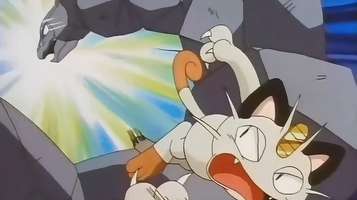 Isn't it easy for Meowth to beat Onix? (bushi)