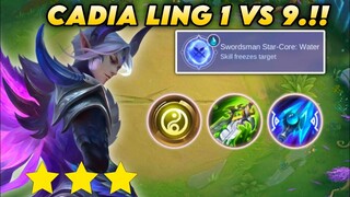 CADIA LING.!! 1 VS 9 NO MATCH.!! MAGIC CHESS MOBILE LEGENDS