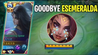 SORRY ESMERALDA YOUR UNLIMITED SHIELD CAN'T SAVE YOU FROM MY ARLOTT! | BEST BUILD ARLOTT -MLBB