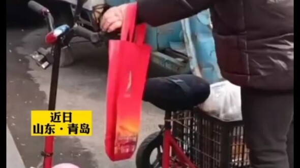 Not a single part is wasted! Qingdao lady: This tricycle is practically ready to go! # Didn’t expect