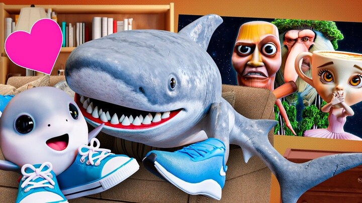 TRALALERO TRALALA has a BABY! Italian Brainrot Animation - (1080p,