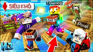 NoobTeam THI CHẠY ĐUA Nhưng Map CỰC KÌ KHÓ Trong MINECRAFT! T Gaming Té Xe Liên Tục | #9 - MINI GAME