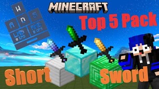 Top 5 Best Pack Short Sword FPS Boost / Pack  Kiếm Ngắn / minecraft  / 3fmc / khoizinf .