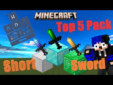 Top 5 Best Pack Short Sword FPS Boost / Pack  Kiếm Ngắn / minecraft  / 3fmc / khoizinf .