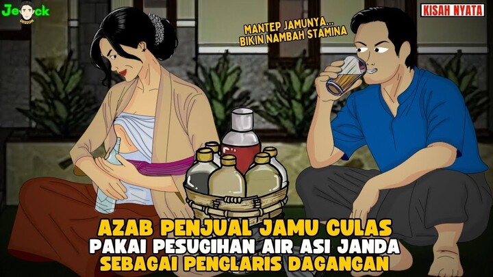 AZAB PENJUAL JAMU CULAS PAKAI PESUGIHAN AIR ASI JANDA SEBAGAI PENGLARIS  SIN