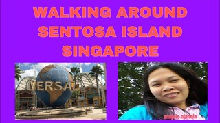 WALKING AROUND SENTOSA ISLAND || OUTSIDE UNIVERSAL STUDIO SINGAPORE || #ANAJOIE VLOGS