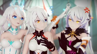 [Honkai Impact 3] Dance By Three Kiana In Skirts | BGM: Breakthrough