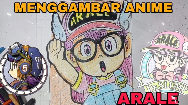 menggambar anime Dr.slumb