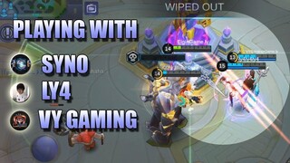 PLAYING WITH SYNO, LY4 AND VY GAMING 😄