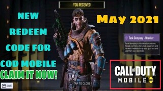 *May 2021* Call Of Duty Mobile New Redeem Code | Codm Redeem Code