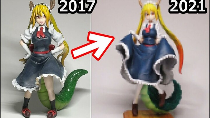 [The Maid of the Kobayashi Family] After 4 years, I took out a maid figure from the clay. Which one 
