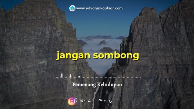 jangan sombong