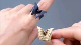 DIY butterfly paper rings