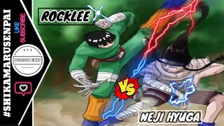 ROCK LEE VS. NEJI HYUGA | TAGALOG EXPLAIN