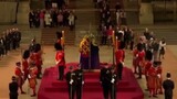 Royal guard at Westminster Hall, where the Queen is lying in state, collapsed.